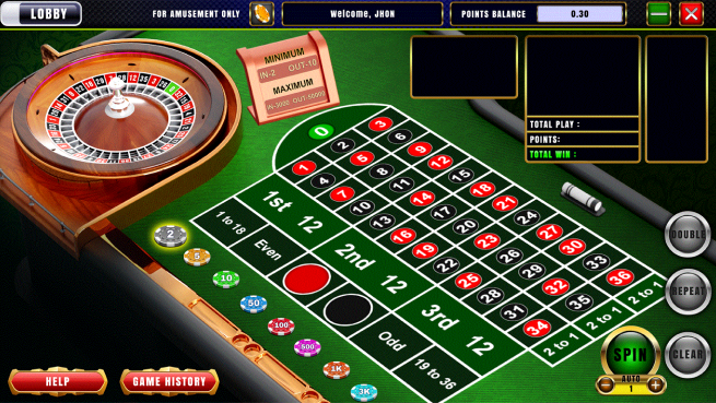 Green Roulette Spin 3D